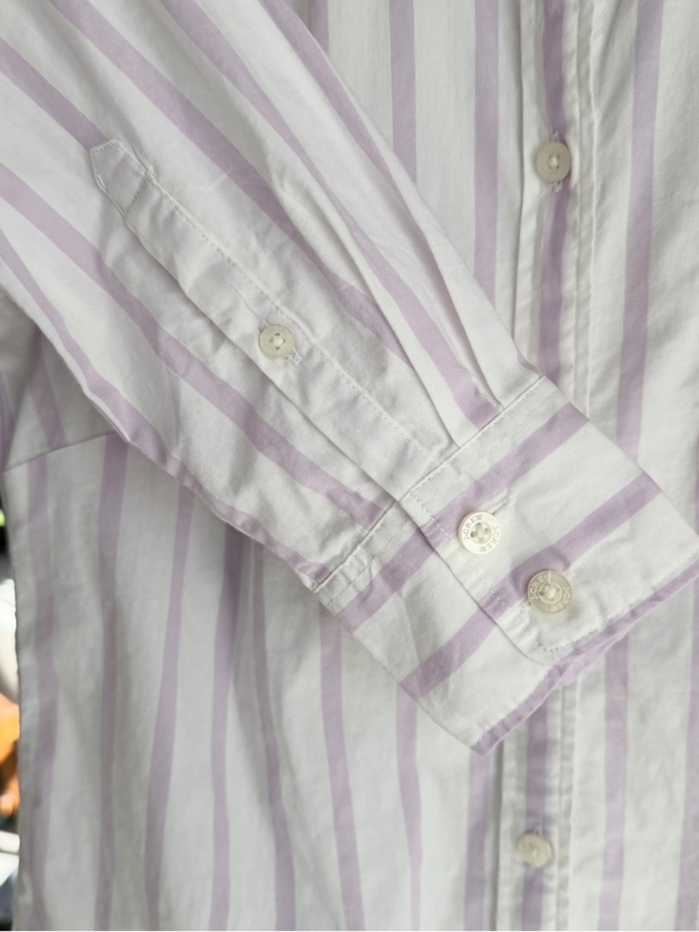J. Crew Lightweight Striped Button Up Shirt in Signature Fit - Picture 2 of 4